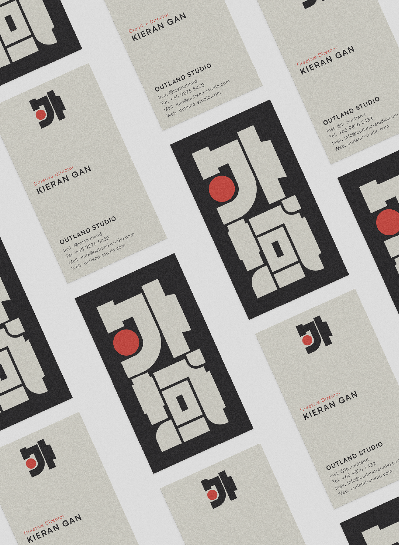 Outland Studio brand guidelines and typography